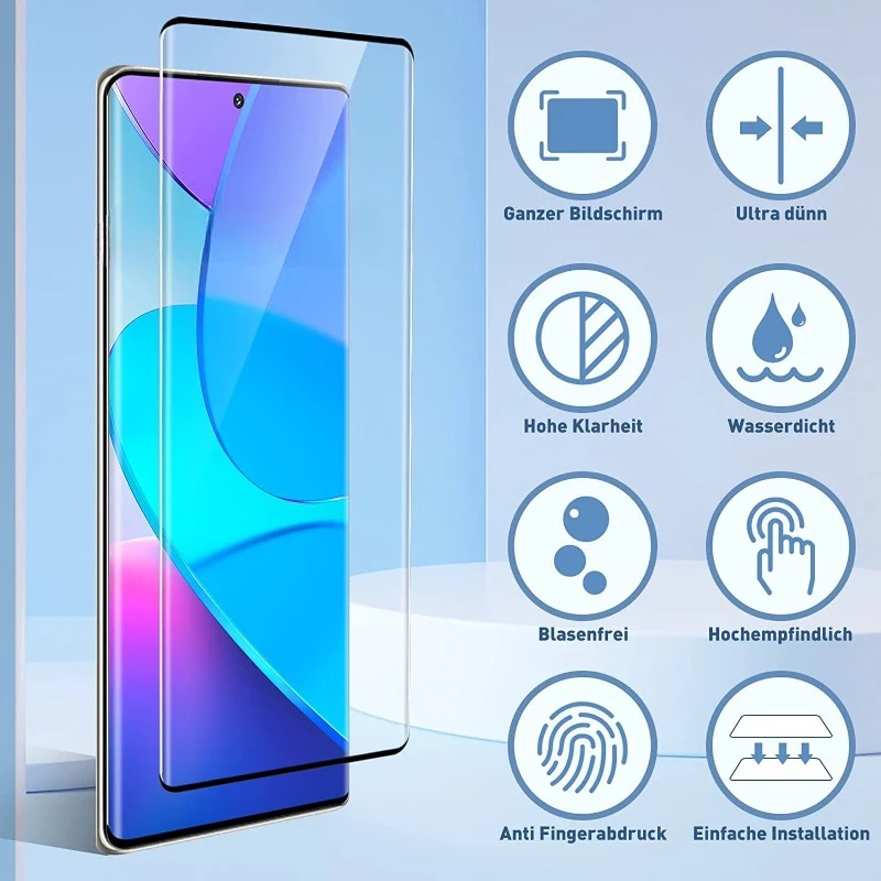 4 Uds 3D templado para Honor 5 Magic 4 Lite Ultimate X9a 80 70 60 50 Pro X40 Protector de pantalla película de vidrio - imagen 2