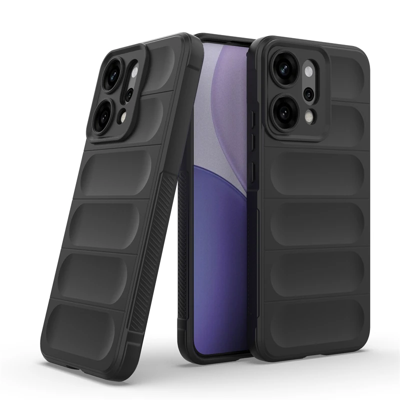 Para OPPO Reno 14 Pro funda de silicona líquida Reno 14 Pro cubierta de goma a prueba de golpes TPU funda protectora de teléfono Reno 14 Pro - imagen 2