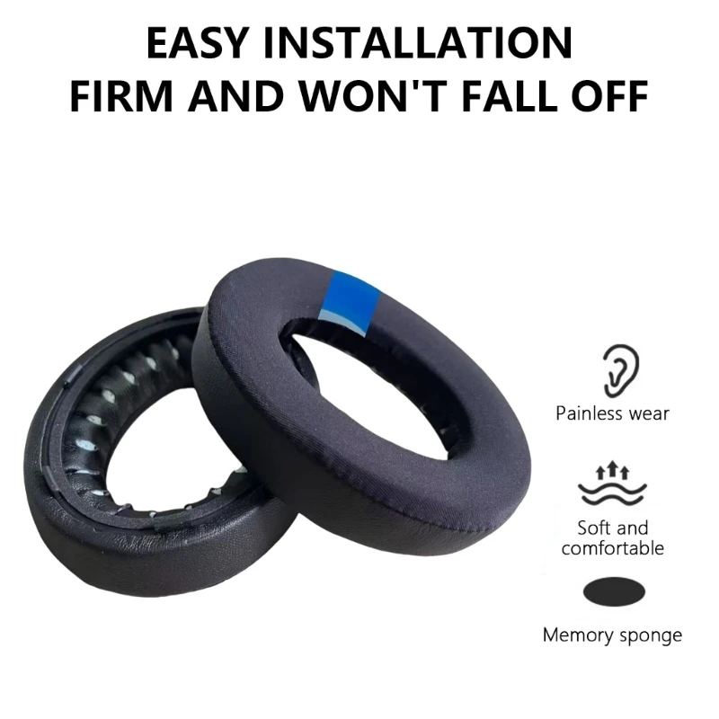 Almohadillas de repuesto de Gel refrescante para auriculares inalámbricos Bose 700 (NC700), orejeras de espuma viscoelástica de cuero suave - imagen 5