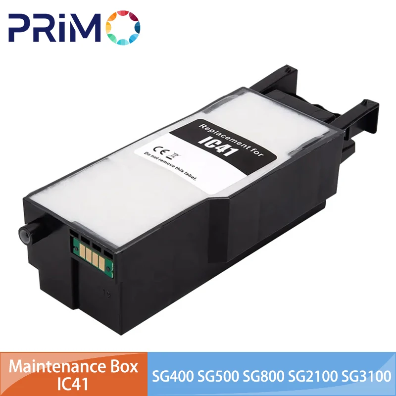 Caja de tanque de mantenimiento de contenedor de tinta residual 405783 IC41 para Ricoh SG2100 SG2110 SG3100 SG3110 SG3120 SG7100 SG400 SG500 SG800 SG100