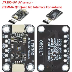 LTR390 280nm 430nm Sensor de luz de gravedad UV compatible con I2C UART 3,3 V 5V para detección de intensidad de luz experiencia meteorológica