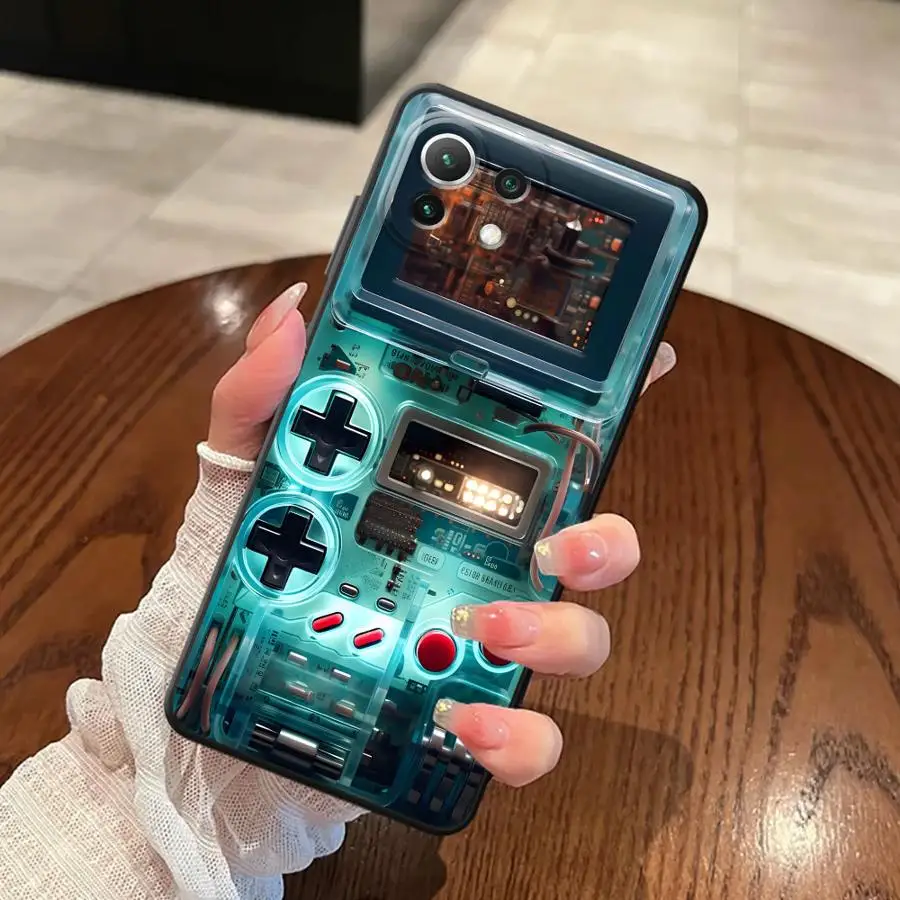 Funda de arte de máquina avanzada para Xiaomi Mi 11 12 13 Lite 10T 11T 12T Pro 13 14 15 Pro 12X funda de teléfono suave negra - imagen 4