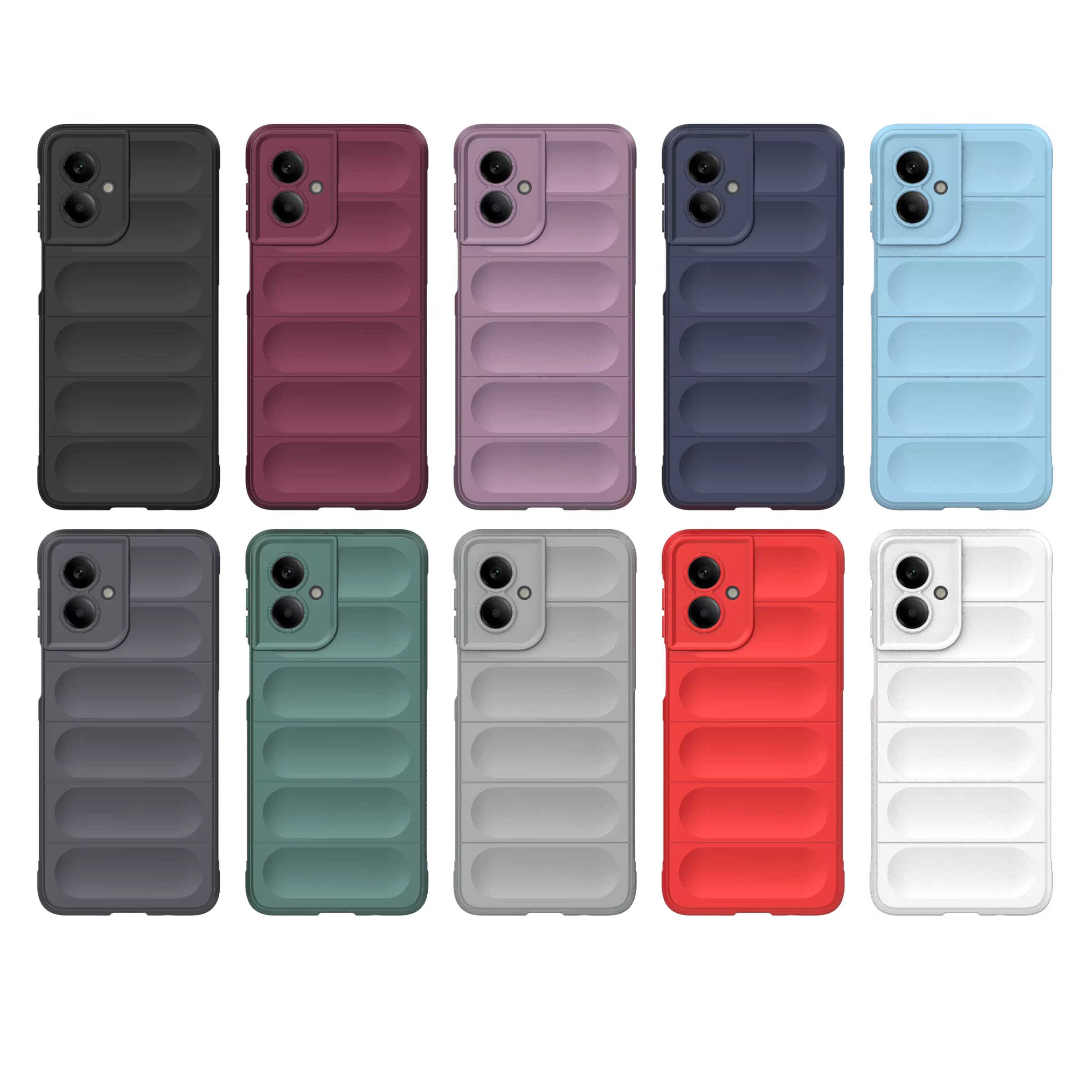Funda de lujo para Motorola Moto G55, Funda para Moto G55, Funda de silicona suave, amigable con la piel, Protector de TPU para teléfono, parachoques para Moto G55 - imagen 3