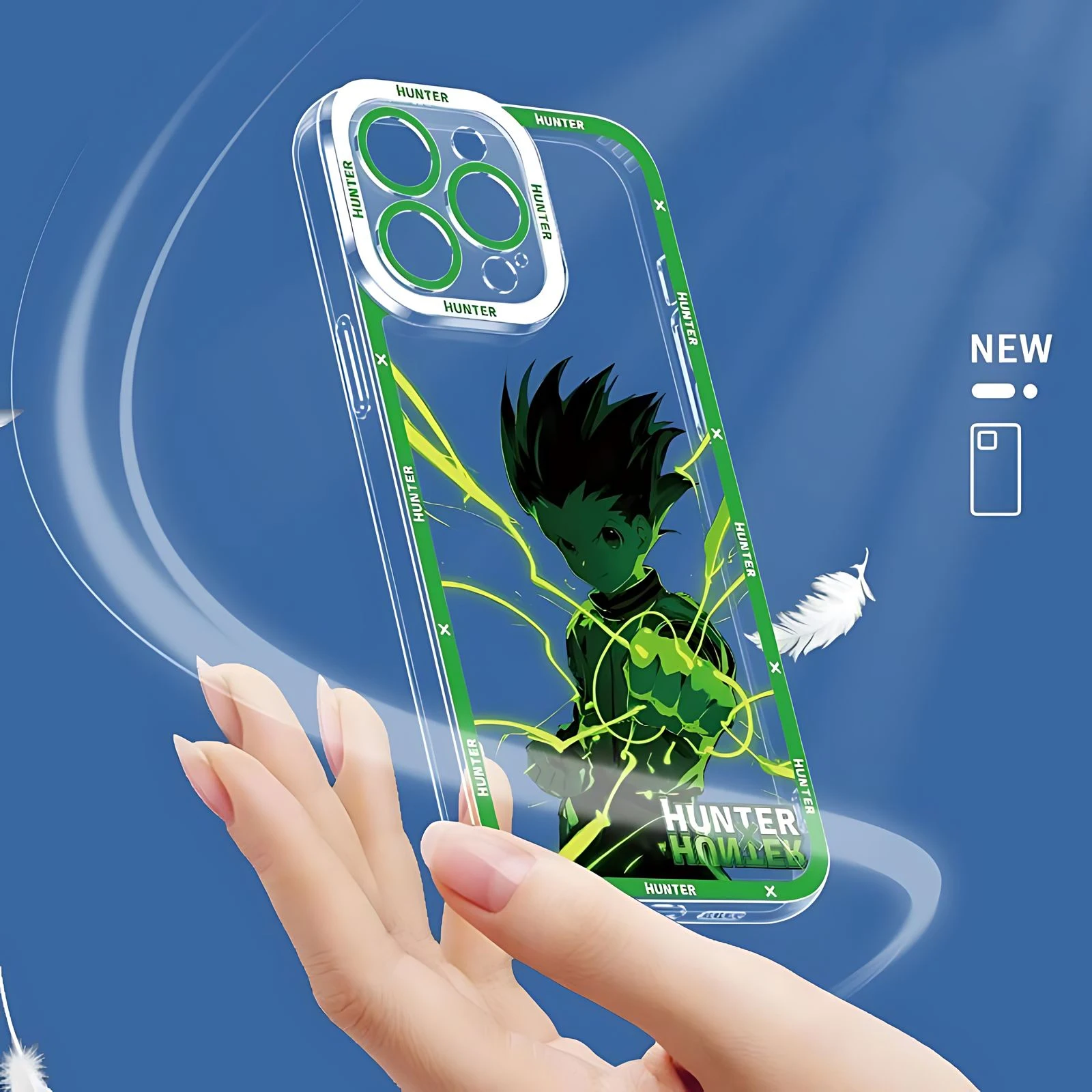 Funda de teléfono Anime HUNTER × HUNTER para Xiaomi Redmi Note 13 12 12S 12C 11 10 10C 13C 10s A1 A2 A3 Pro Plus 4G 5G funda suave de TPU - imagen 3
