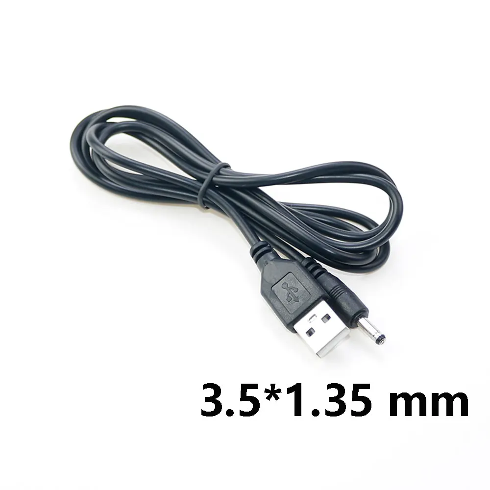 Conector de Cable de alimentación de barril de CC, 1 piezas, puerto USB a 5,5x2,1mm, 2,0x0,6mm, 2,5x0,7mm, 3,5x1,35mm, 1,7mm x 4,0, 5,5x2,1mm, 5V - imagen 2