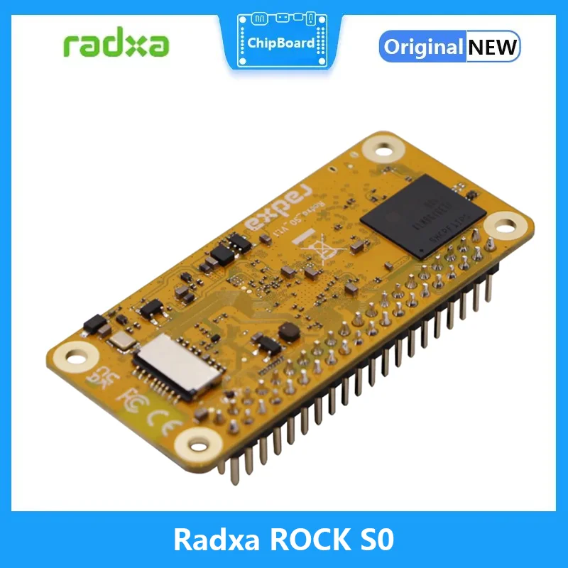 Placa Radxa ROCK S0 Rockchip RK3308B SOC Quad-Core A-RM Cortex-A35 WiFi4 y BT5 con BLE opcional eMMC integrado - imagen 4