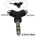 6.35mm M-2RCA F1