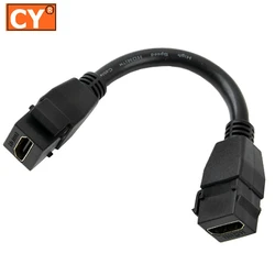 Acoplador HDMI Keystone Hembra/Hembra 4K Extensión Pared