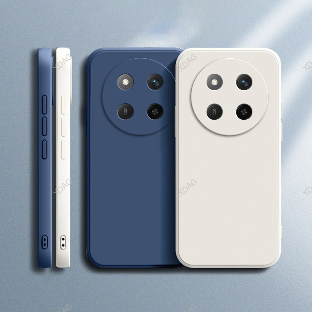 Original Phone Case for Honor Magic 7 Magic 7 Lite 7Lite 5G 6.78" BRP-NX1 Lens Protection Simple Soft Liquid Silicone Back Cover - imagen 2