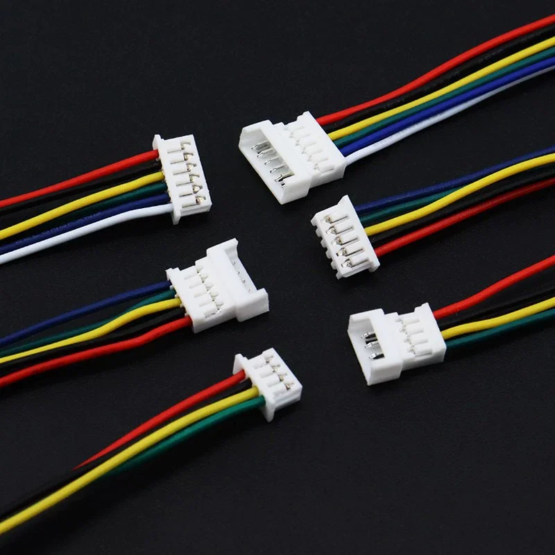 Conector de Cable macho y hembra JST 1,25, 10 piezas, paso de 1,25mm, 2P, 3P, 4P, 5P, 6 pines, ZH, 15CM, 150MM de longitud - imagen 2