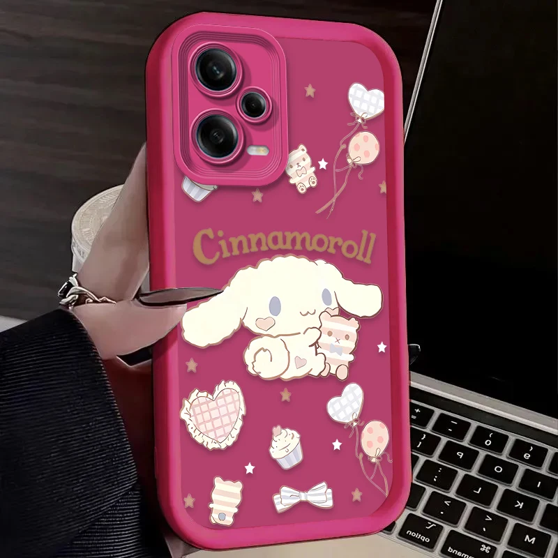 Funda bonita Sanrio Cinnamoroll para Xiaomi Redmi Note 13 14 12 11 Pro Plus 5G 14S 12S 11S 10S 10 9 Redmi 14C 13C 12C 12 4G - imagen 5