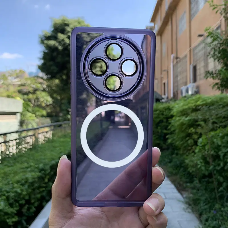 Funda para OPPO Reno 12F 12 FS 4G, funda magnética de silicona suave de TPU de lujo para OPPO Reno12 F, protección de cámara, parachoques a prueba de golpes - imagen 4