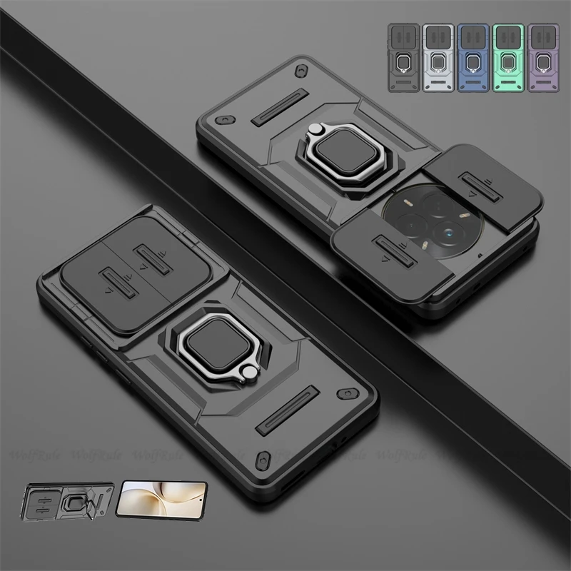 Para Realme 14 Pro funda OPPO Realme 14 Pro Capas armadura parachoques lente a prueba de golpes soporte de anillo protector Fundas Realme 14 Pro - imagen 2