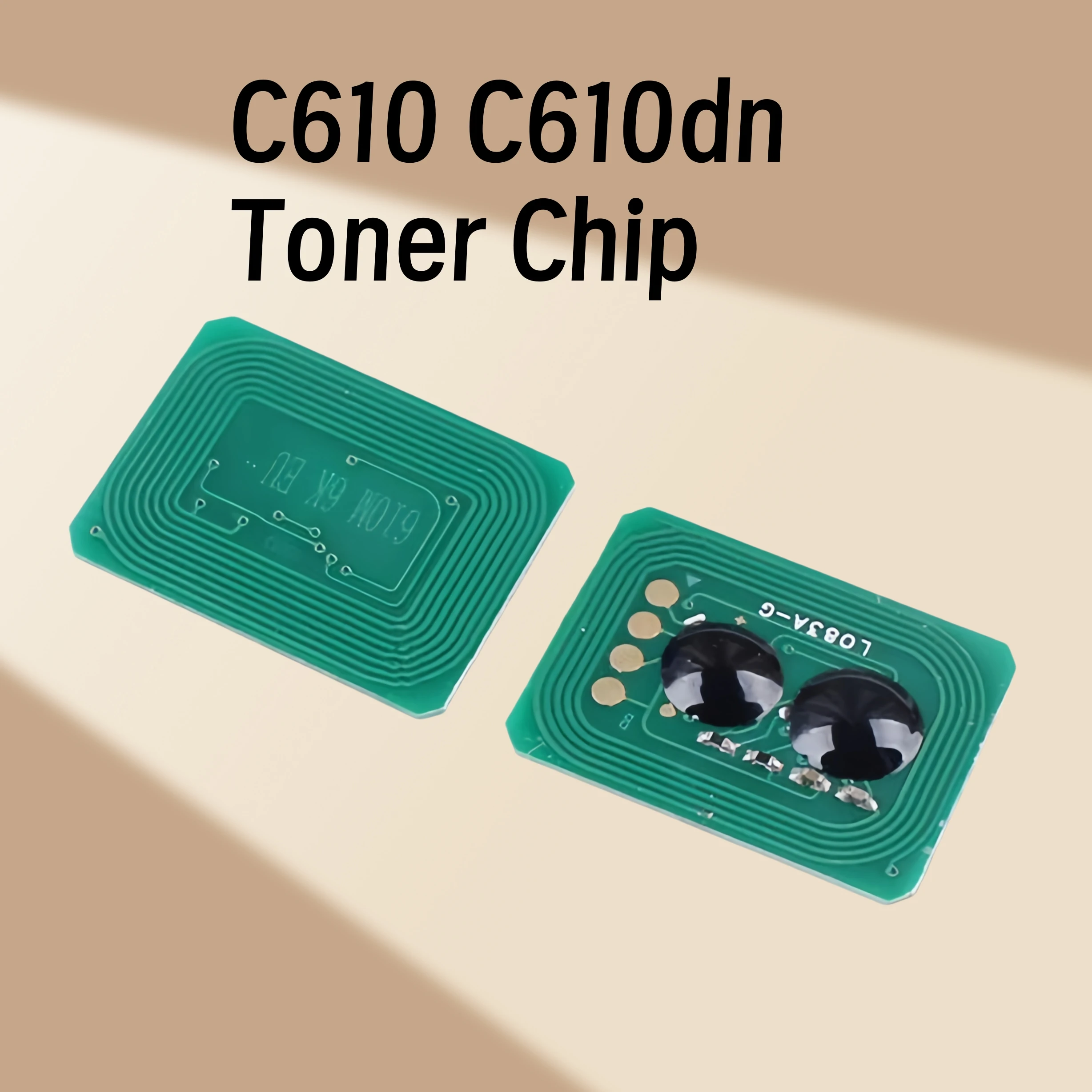 Chip de 8 Uds para cartucho de tóner OKI C610 C610dn 44315304 44315303 44315302 44315301   EE.UU.; 44315308 44315307 44315306 44315305   UE