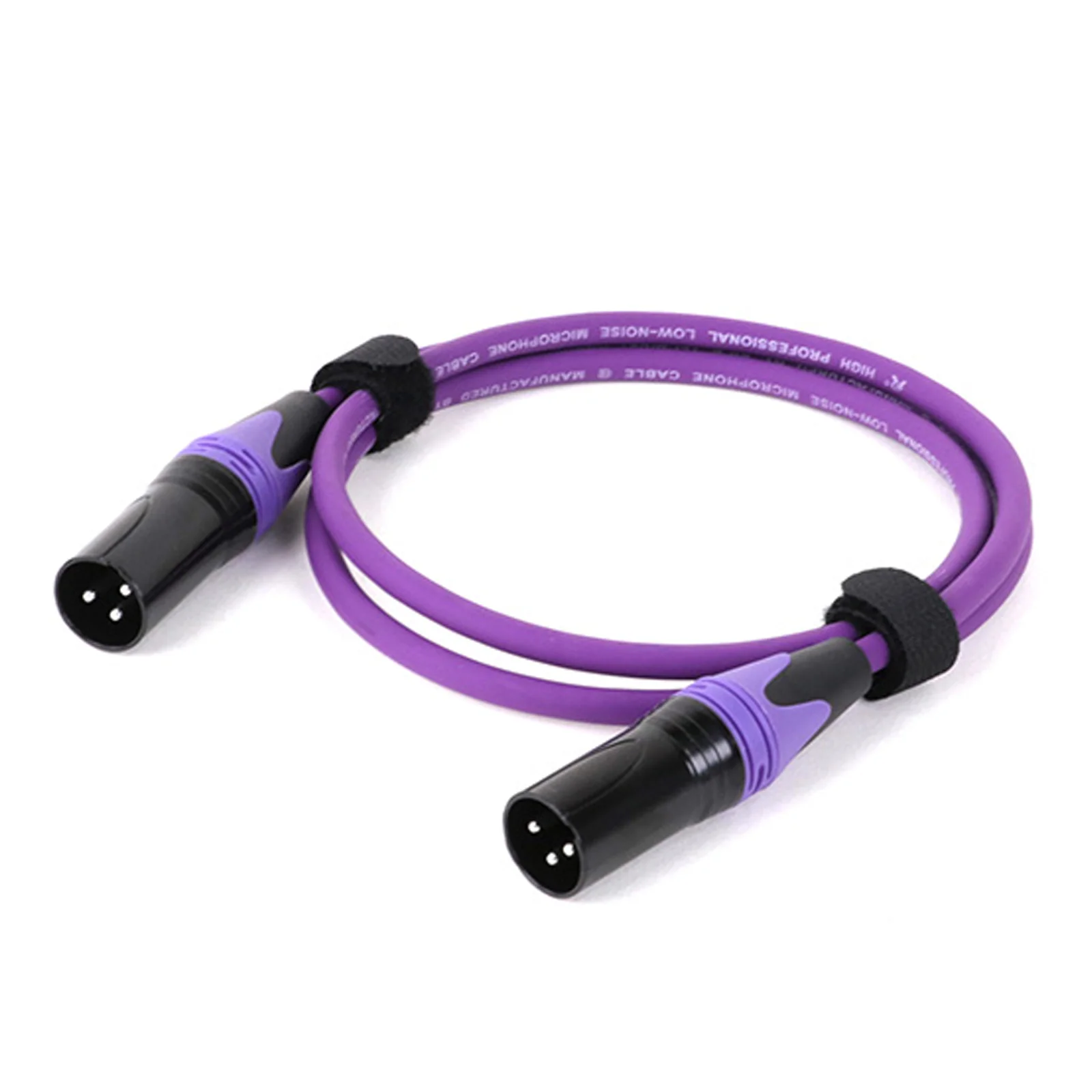 Cable XLR macho a macho M/M cañón de 3 pines OFC Audio lámina de Cable colorido + trenzado blindado para amplificador mezclador de micrófono 1 pieza 0,3 M-15 M - imagen 5