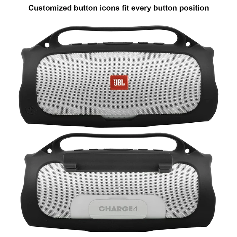 ZOPRORE-funda de silicona para altavoz portátil JBL Charge 4, estuche de transporte de viaje, funda para altavoz con correa para el hombro - imagen 2