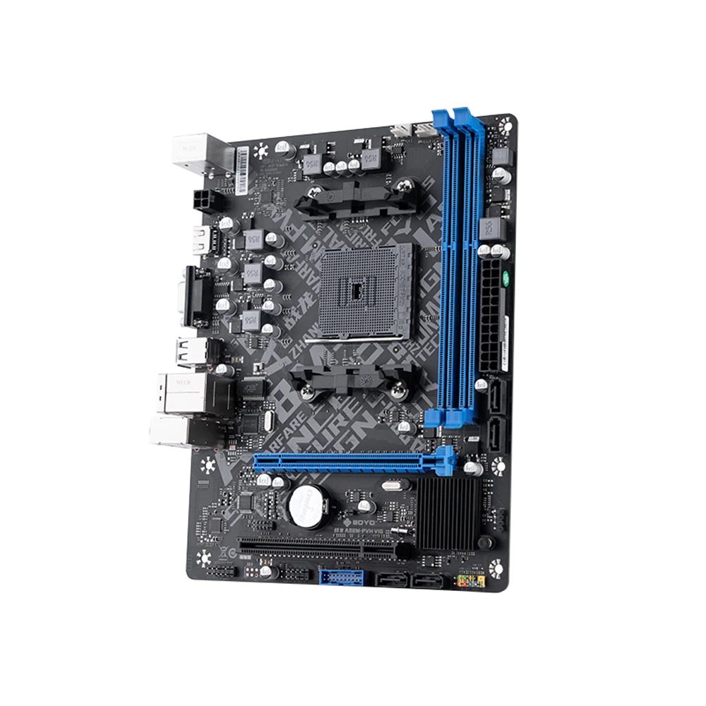 Juego de placa base SOYO A88M con CPU A10-5800K DDR3 16G [8GB *2] componentes de computadora placa base SATA3 AMD CPU FM2 +/procesador FM2 - imagen 3