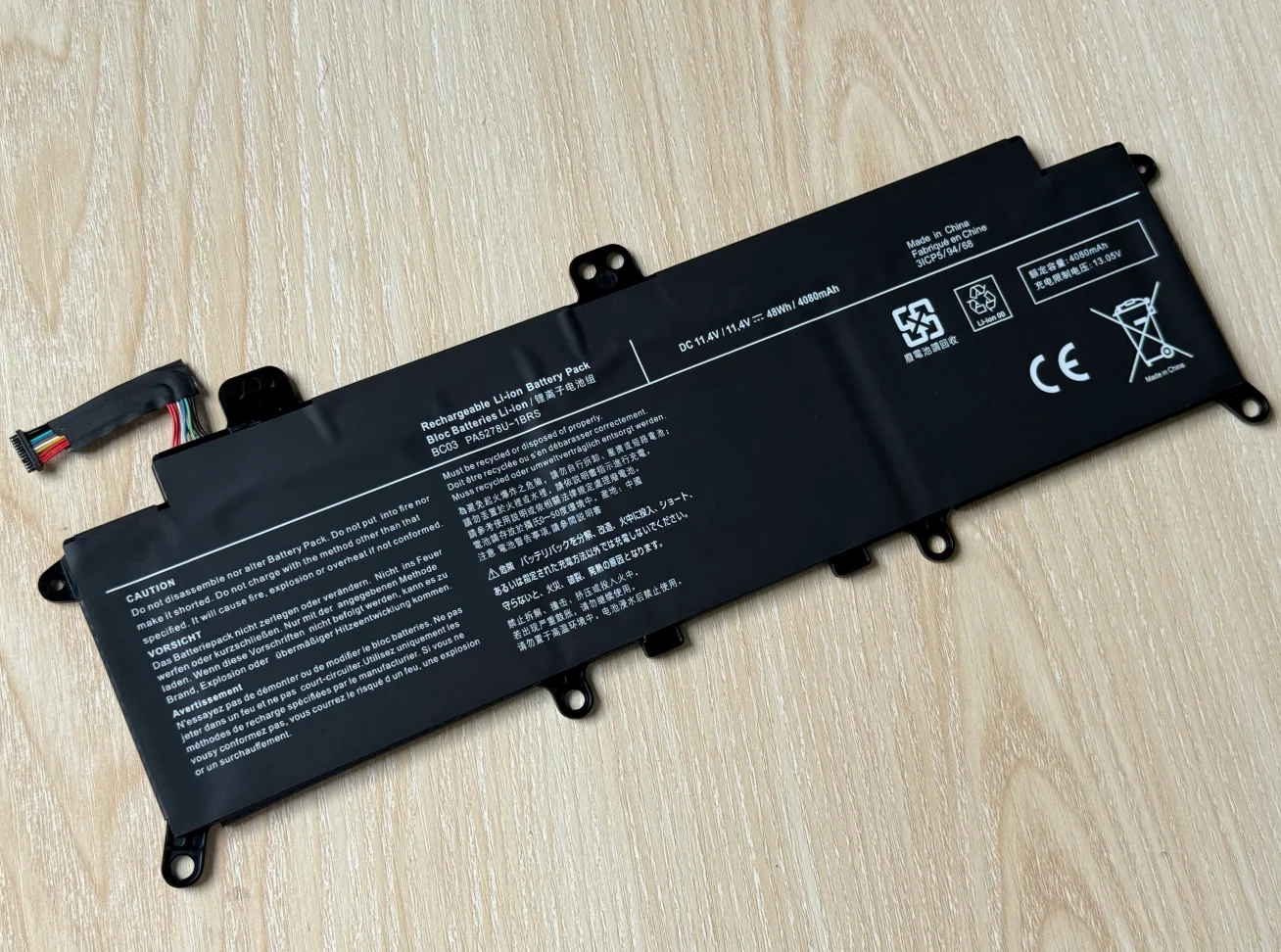 Batería de ordenador portátil para Toshiba, PA5278U-1BRS, X30-D-123, X30-E, Tecra, X30-F, X40-D-11F, X40-E, X40-F, X40-D-145 - imagen 4