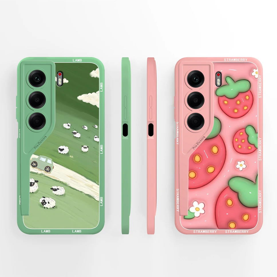 Funda para Tecno Camon 40 Pro Premier Cute Cat protección de cámara de dibujos animados funda de silicona suave para Tecno Camon40Pro Capa a prueba de golpes - imagen 4