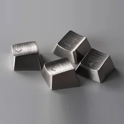 Tapa de llave de Metal, teclas de teclado de acero inoxidable, teclas de perfil OEM personalizadas, accesorios de teclado mecánico, interruptor MX, regalo para niño