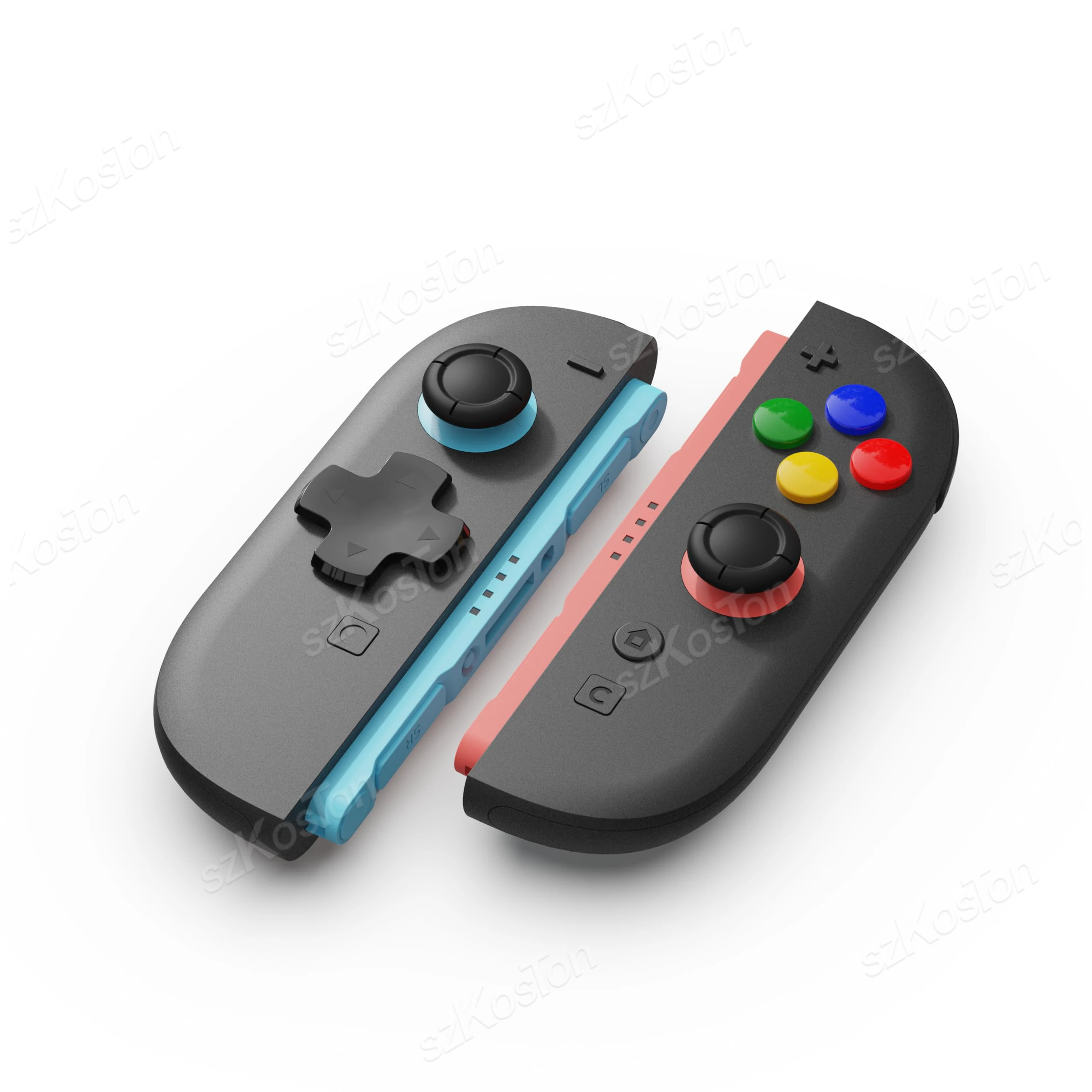 Juego de tapas de botón D-Pad para controlador Joy-Con Switch 2, cubierta de botón direccional y A/B/X/Y para accesorios de consola de juegos Switch2 - imagen 5
