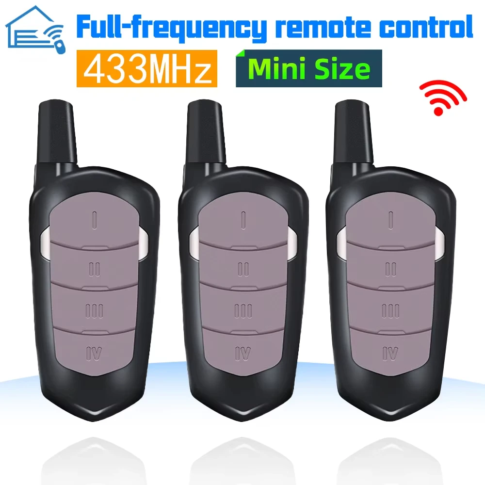 Duplicador de Control remoto de garaje, abridor de comandos de puerta de 433mhz, 433 92mhz, código rodante eléctrico, Portal de acceso clonado, código fijo - imagen 2