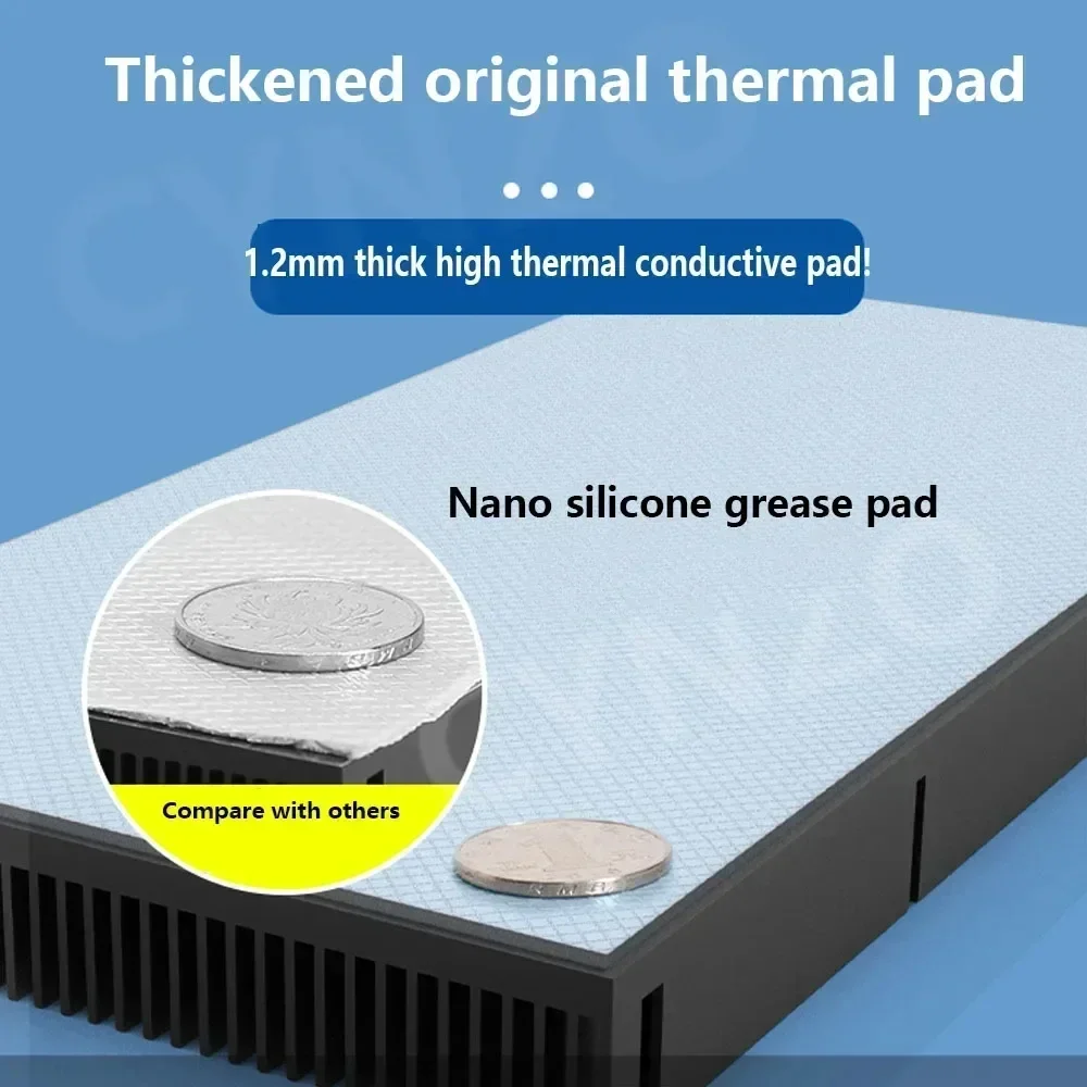 Radiador de placa trasera GPU RTX3090 4090, Panel disipador de calor, memoria de vídeo VRAM 3080/3070 PWM, Kit de ventilador de refrigeración Dual, Enfriador de juegos VGA DIY - imagen 5