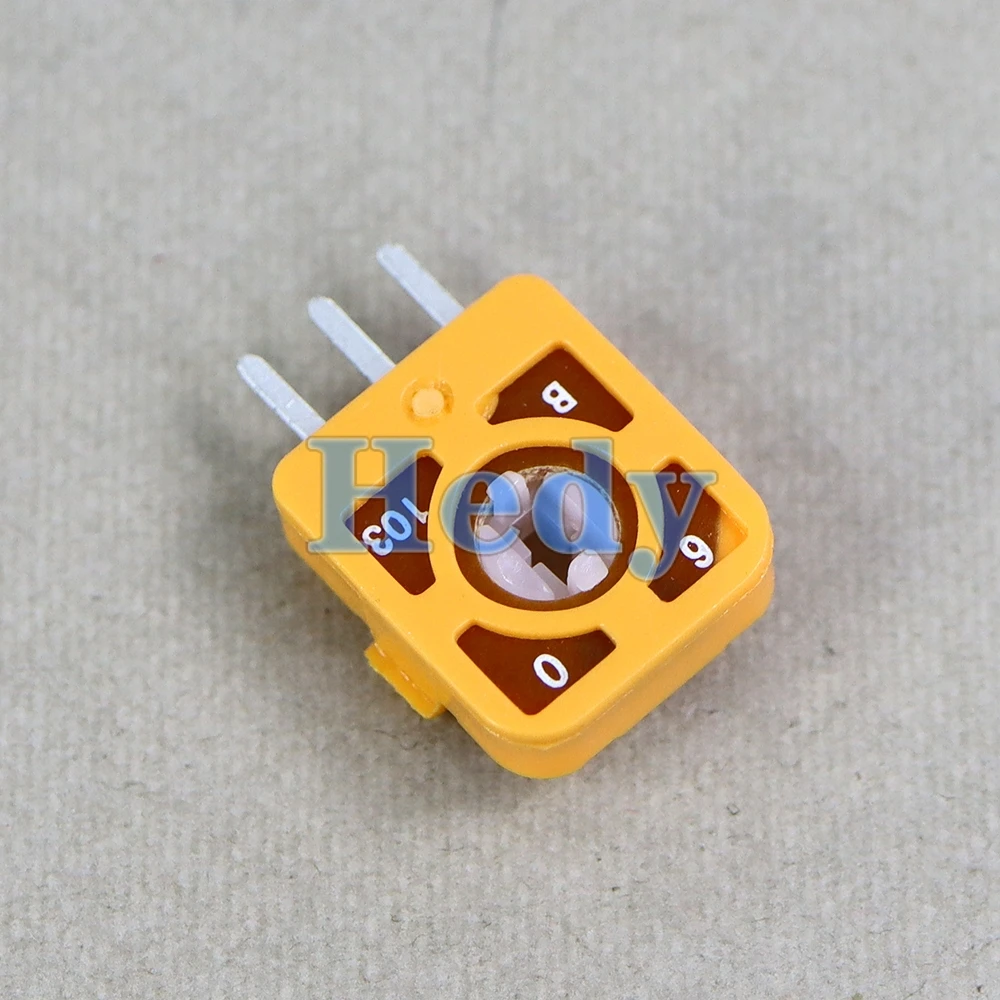 10 Uds. Sensor de microinterruptor analógico 3D amarillo para controlador XBOX360 potenciómetro de resistencias de eje de palanca de pulgar para Xbox 360 - imagen 4