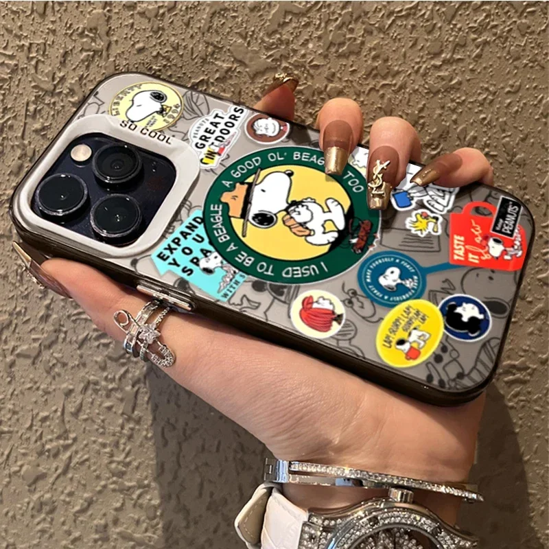 Funda para Samsung Galaxy A34 A14 A13 A23 A55 A15 A35 A25 A05 A05S 5G A24 A54 A53 A33 A32 A52 A52S dibujos animados divertidos Snoopy Graffiti - imagen 5