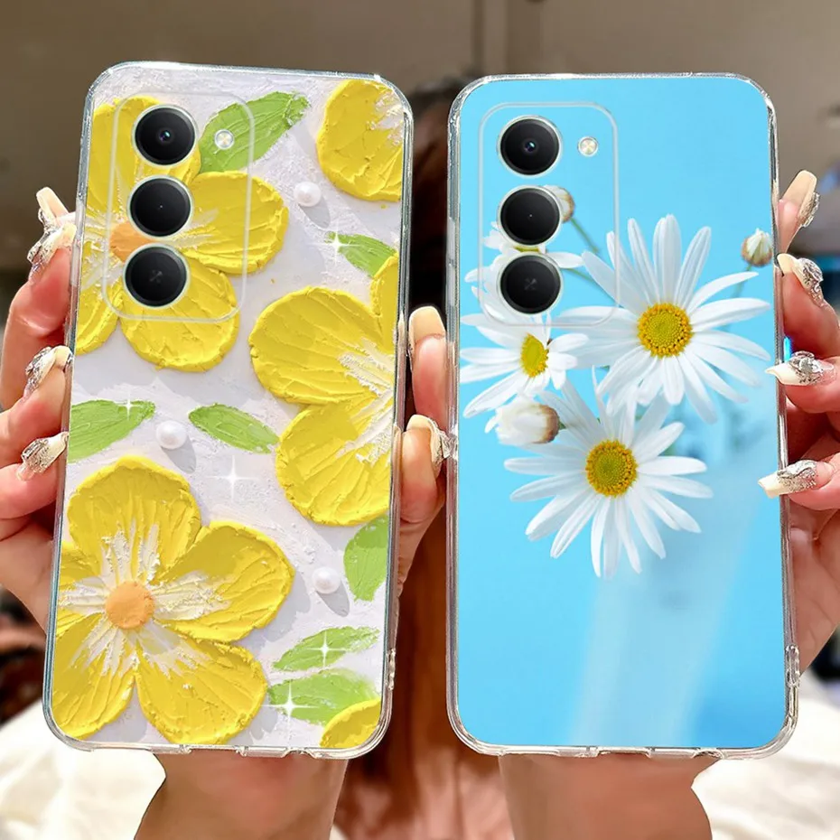Funda de teléfono con pintura bonita para Xiaomi Redmi 15 5G Note 15R, fundas de silicona suave TPU para Redmi Note15R Redmi15 5G, parachoques - imagen 3