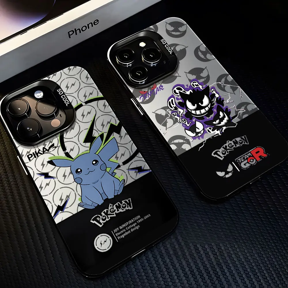 Funda de teléfono Anime Pikachu Gengar para Samsung Galaxy A16 A06 A35 A55 A25 A05S A15 A56 A54 A36 A34 A24 A26 A14 A05 A04 4G 5G mate