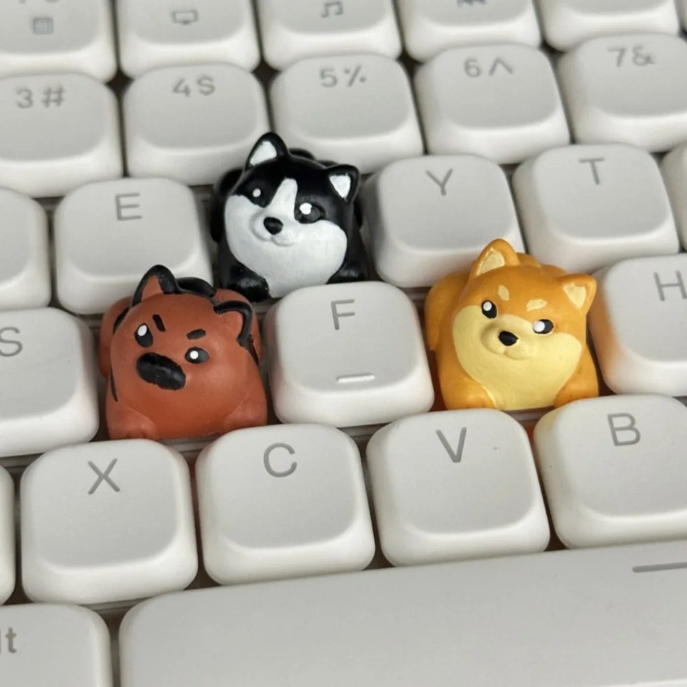1 teclas lindo animal Shiba Inu cachorro diseño personalizado teclas 1U clave para teclado mecánico