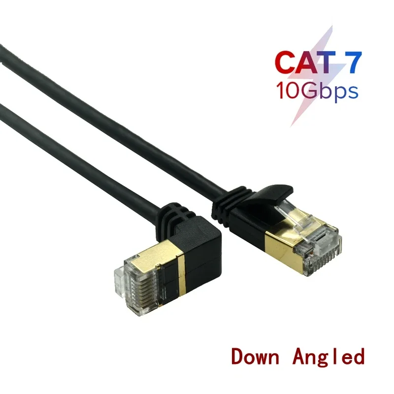 Cable Ethernet 90º Cat6 Cat7 UTP RJ45 para red LAN - imagen 5