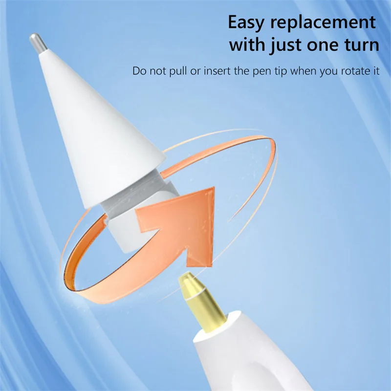 Puntas de lápiz para Apple Pencil, puntas de repuesto de 1a/2a generación, compatibles con iPad Pro Apple Pencil 1/2, punta de repuesto - imagen 4