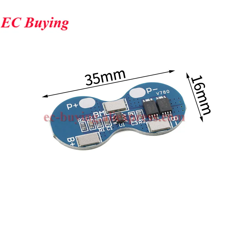 1 unidad-50 unidades 2S 7,4 V 8,4 V 3A Li-ion batería de litio 18650 módulo de placa de protección del cargador BMS PCM Lipo batería 2 paquete de celdas 2S-A18 - imagen 5