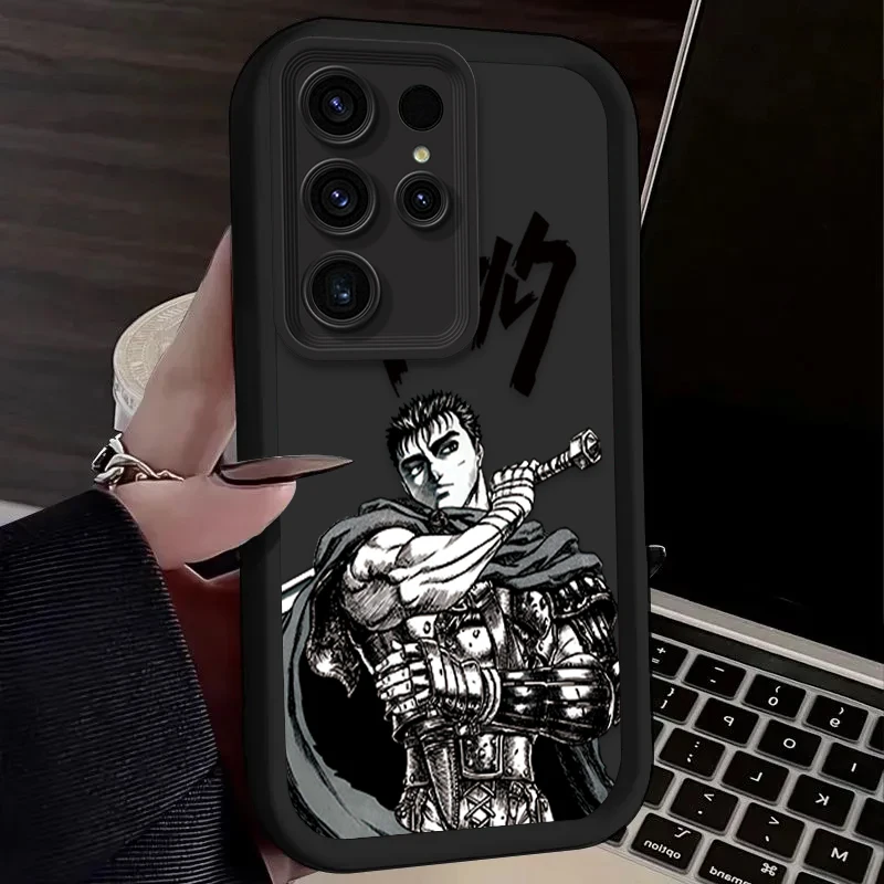Anime Berserk Guts Case for Samsung Galaxy S25 S24 S23 Ultra S22 S21 Plus FE 5G A54 A34 A14 A73 A53 A33 5G Soft Silicone Cover - imagen 4