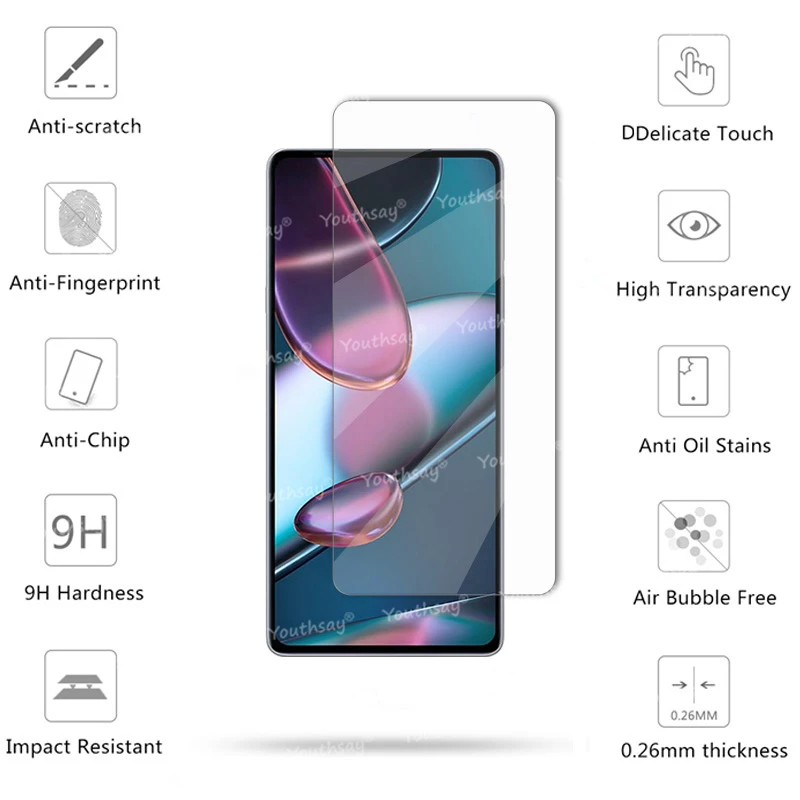 For Motorola Edge X30 Glass For Moto Edge X30 S30 Glass Screen Lens Camera Protector Film For Motorola Edge X30 Tempered Glass - imagen 2