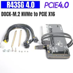 Caja eGPU M.2 NVMe PCIe 4.0 para portátil – Base GPU externa