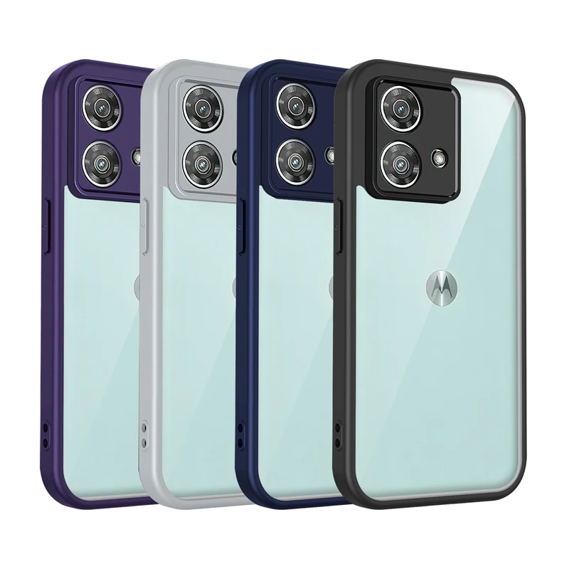 Funda de silicona transparente para Motorola Moto G84 G64 G54 G34 G24 G14 G04 G04S Power PC trasera TPU parachoques cubierta de teléfono a prueba de golpes - imagen 2