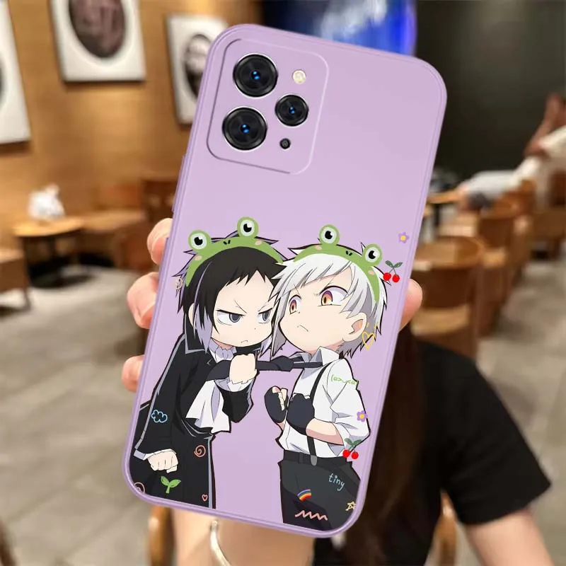 Funda CuteBungo Stray Dogs para Xiaomi Redmi 14C 13 13C 12 10X 10C 10A 10 9T 9i 9C NFC 9A 8A 9 8 Plus - imagen 3