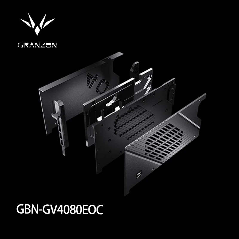 Granzon GBN-GV4080EOC GPU bloque de agua para GIGABYTE GeForce RTX 4080 AERO/EAGLE/MASTER/GAMING OC 16G tarjeta de vídeo/prevenir la corrosión - imagen 3