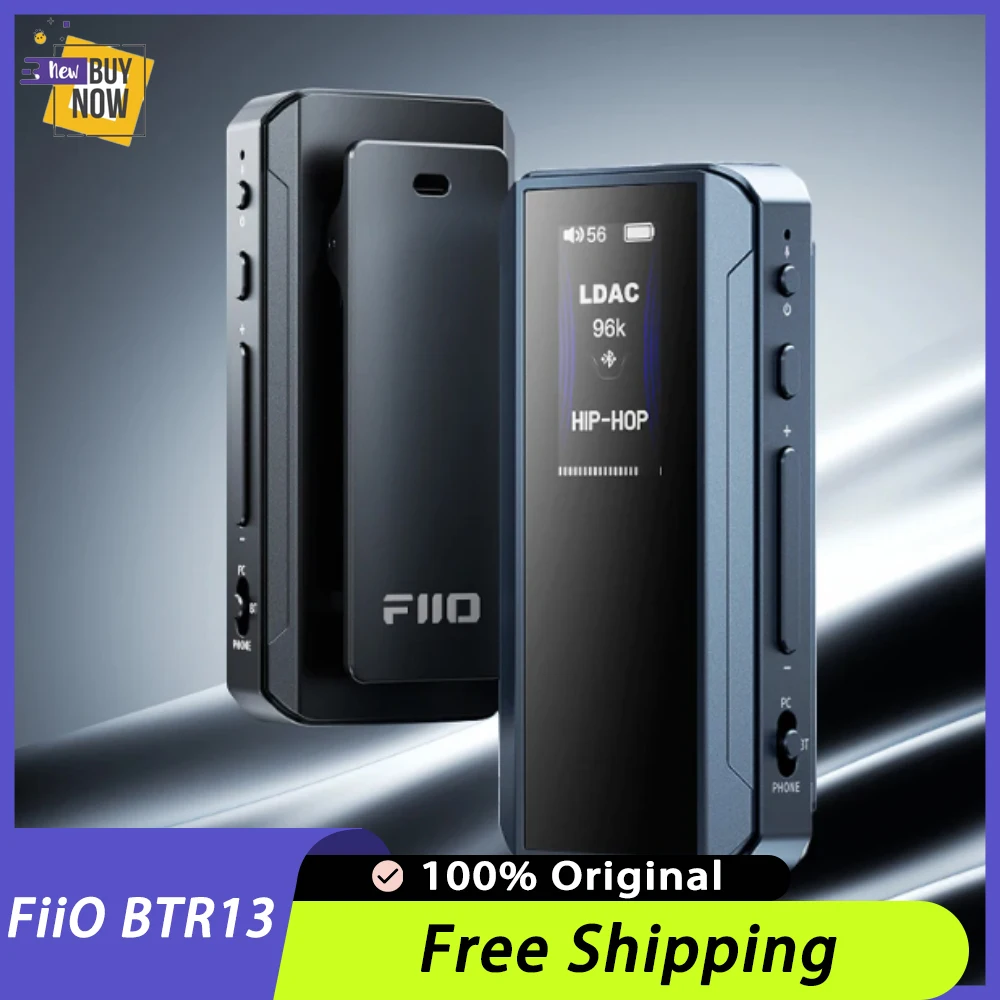 FiiO BTR13 amplificador de auriculares Bluetooth USB DAC DSD256 3,5/4,4mm salida equilibrada amplificador de oreja de equilibrio HIFI LDAC/aptX HD AAC