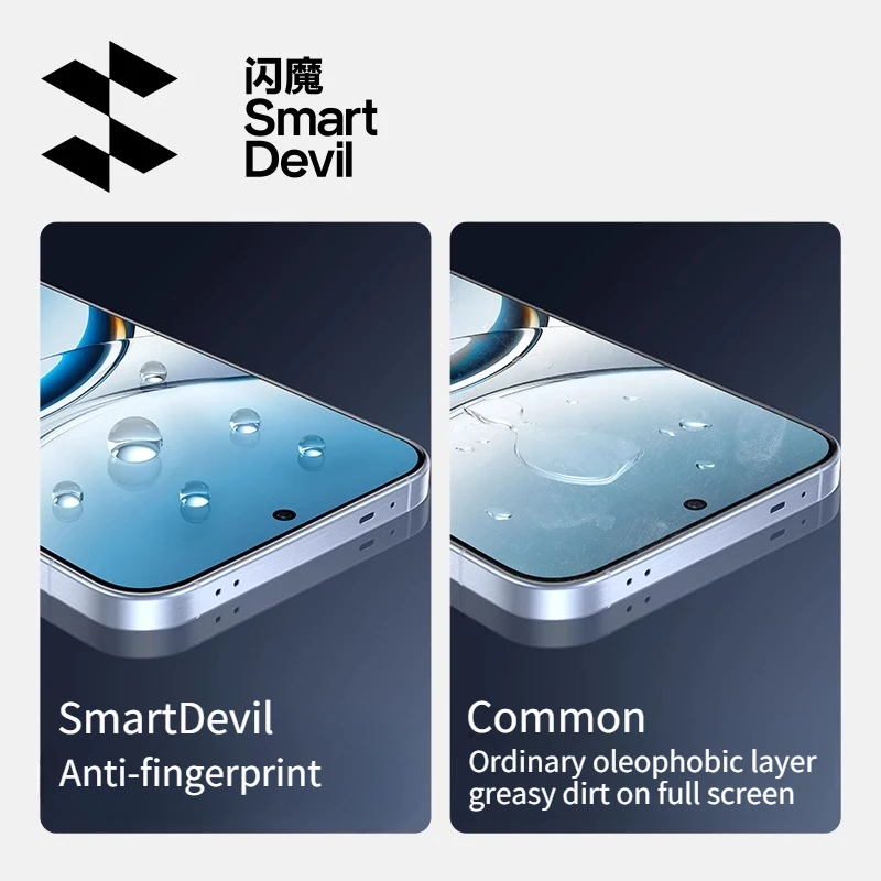 Protector de pantalla SmartDevil para OPPO Find X8 HD, película de vidrio templado con un solo clic, herramienta de fácil instalación, antihuellas - imagen 5
