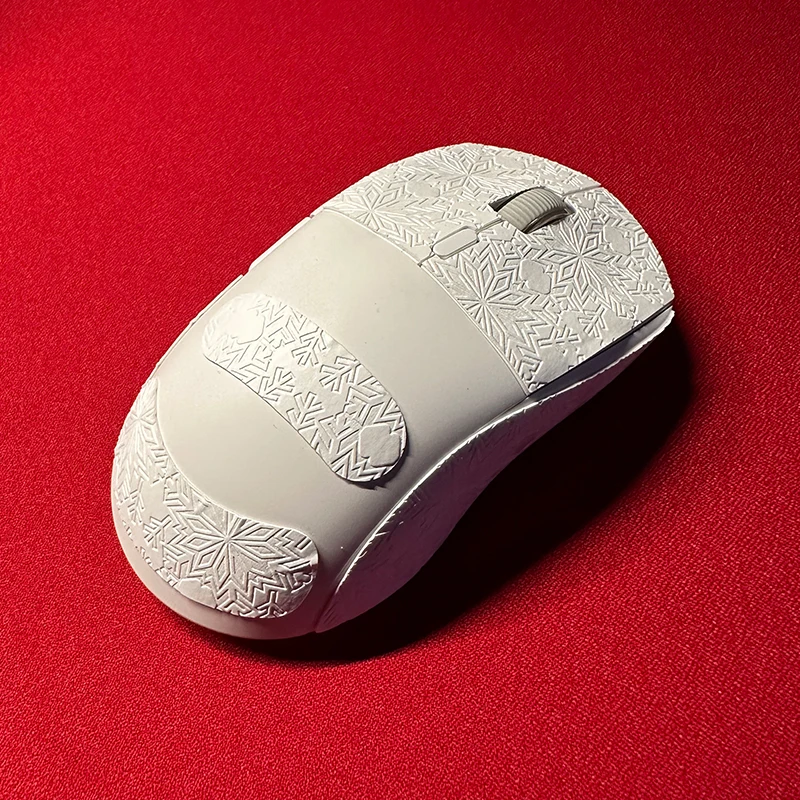 Pegatina antideslizante de ratón Ultraglide para AJazz AJ199, pegatinas antisudor, cinta antideslizante, copo de nieve, versión fina, resistente al desgaste, 1 Juego - imagen 4