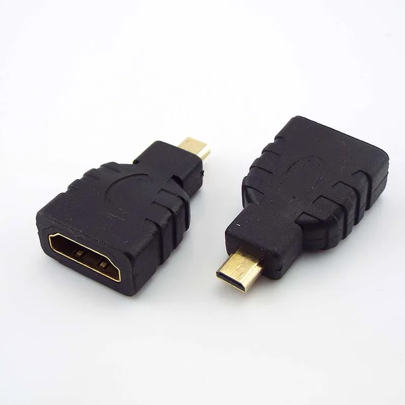 Mini adaptador de Cable de extensión, convertidor macho a hembra, conector compatible con HDMI para HDTV 1080p, HD TV, videocámara - imagen 5