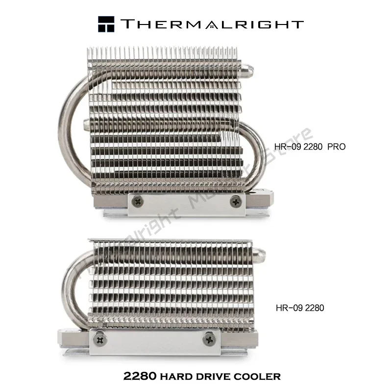 Thermalright-radiador de estado sólido M.2 totalmente de aluminio, chaleco de conducción de calor, disco duro NVME, disipador de calor M2, 14,8 w/mk HR-09 2280 PRO - imagen 4