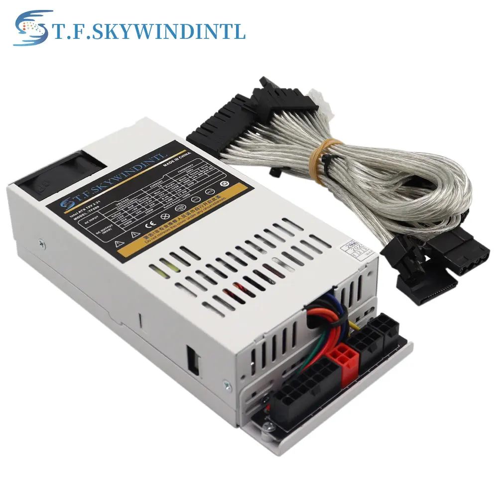 T.F.SKYWINDINL 1U Mini Flex PC fuente de alimentación completamente Modular 110-264V ATX 550 vatios Flex ATX fuente de alimentación con Cables fijos - imagen 3