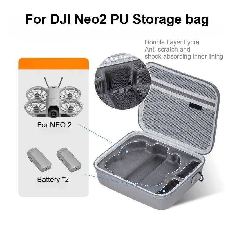 Bolsa de almacenamiento corporal para DJI Neo 2, bolso protector impermeable, portátil, ligero, anticaída, Estuche de transporte, accesorios para Dron