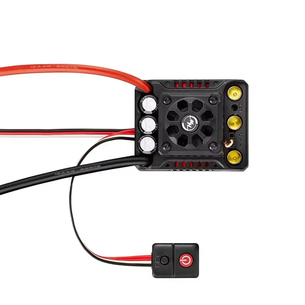 HOBBYWING QuicRun WP 8BL150 G2 3-6S 150A ESC sin escobillas para 1/8 RC modelo coche LCD LED ESC tarjeta de programa Buggy Accesorios - imagen 5