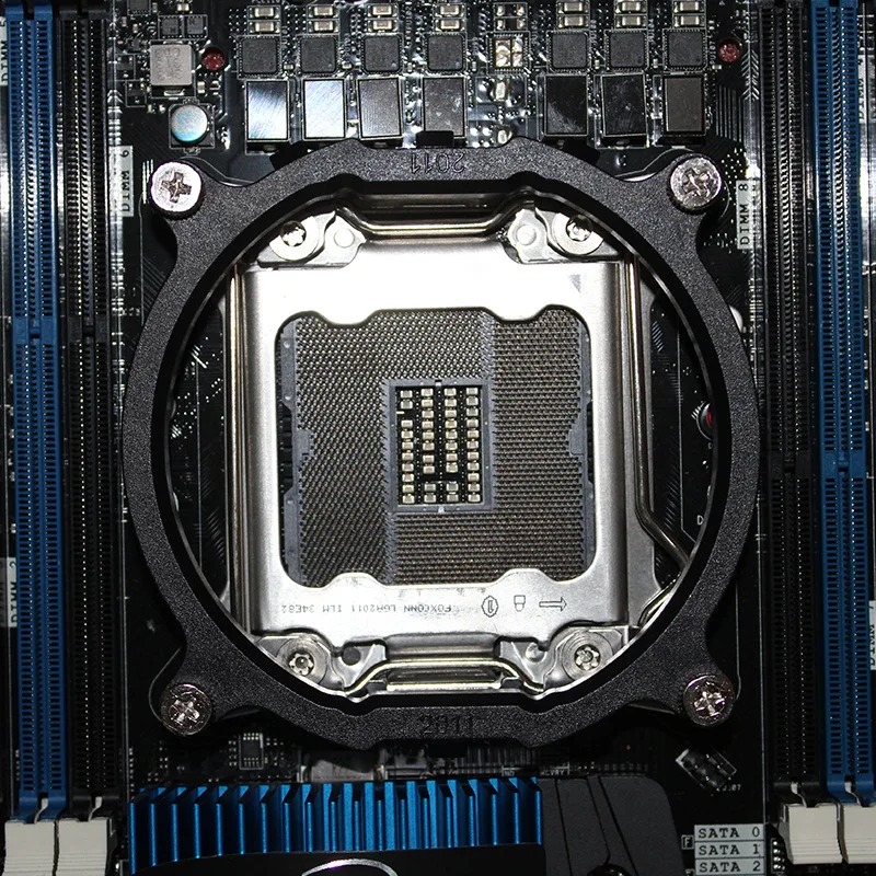Estante de refrigeración de CPU, soporte de ventilador de PC, disipador de calor estable para Intel X79 X99, placa base de ordenador LGA2011, tornillo de soporte de muelle - imagen 3